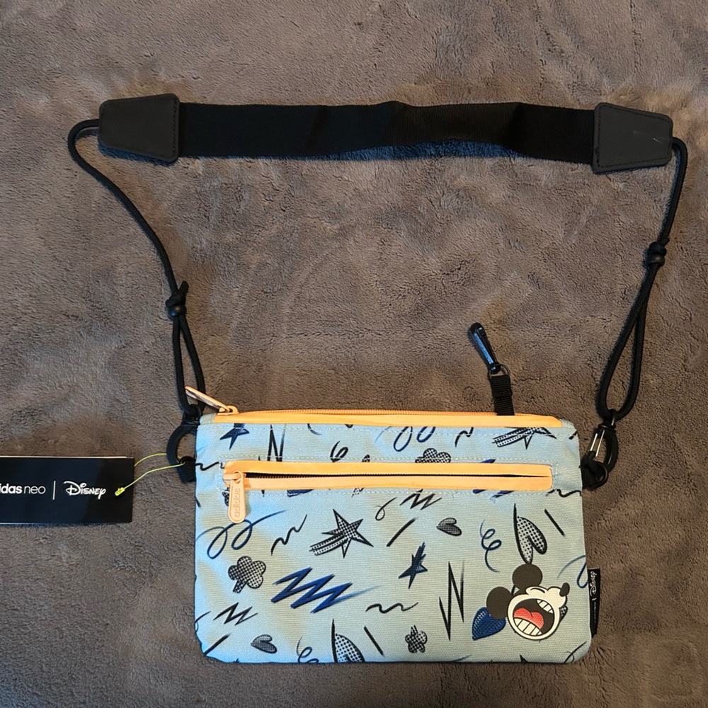 Mickey Mouse Adidas crossbody bag NEW